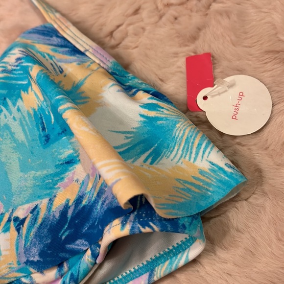 Size L multi-colored swimsuit top - Picture 2 of 8